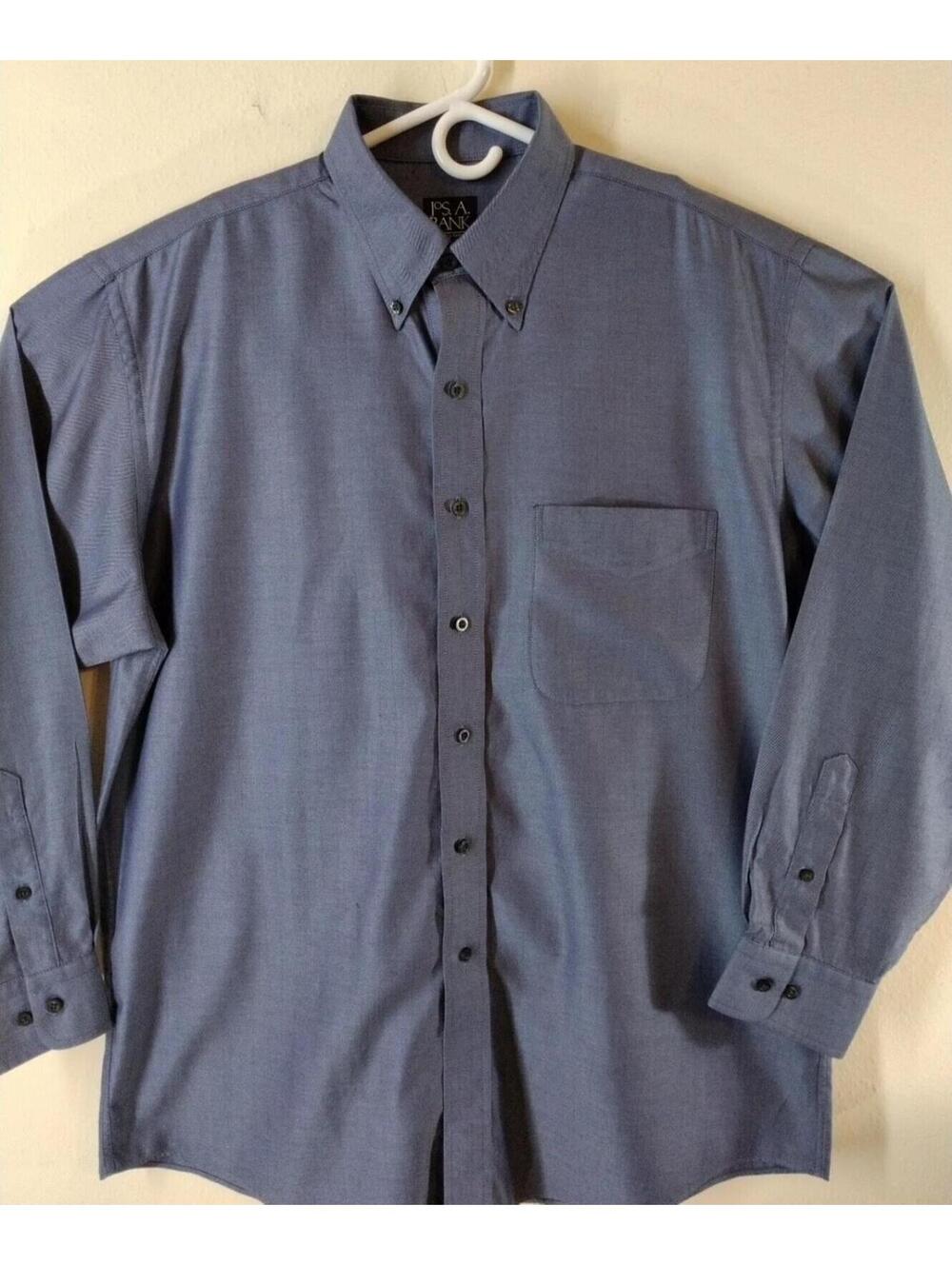 JoS. A. BANIK Traveler's L Bluish Gray Button Down Shirt